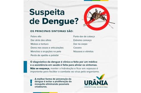 SUSPEITA DE DENGUE Prefeitura Municipal de Urânia