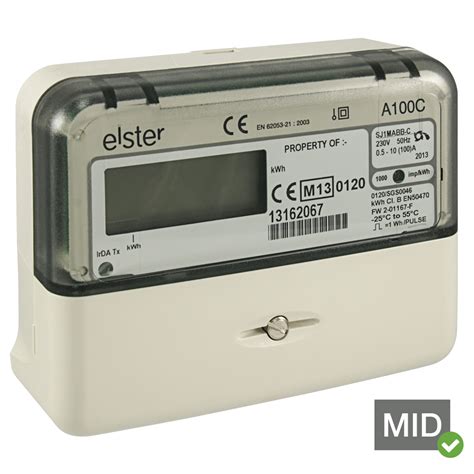 Elster A C Single Phase Class Solar Generation Meter Uk