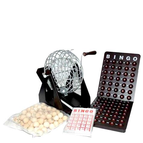 7 1/2" Wooden Bingo Set | Bingo set, Bingo sets, Bingo board