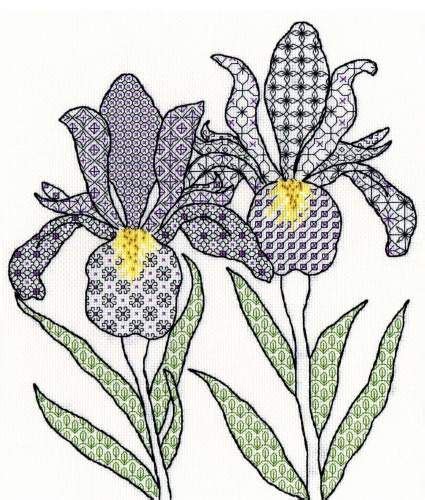 Blackwork Flowers Ideas In Blackwork Blackwork Embroidery