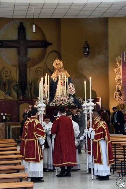 Galería Rosario Matutino con la Virgen del Amor en Pino Montano Luis