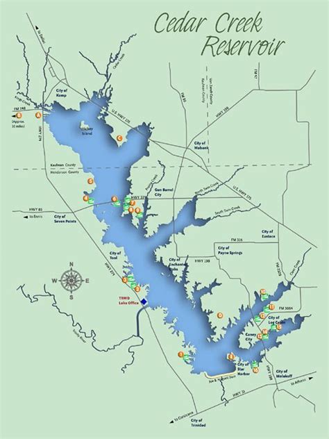 Cedar Creek Park Map