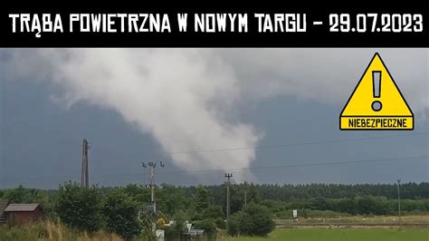 TRĄBA POWIETRZNA W NOWYM TARGU 29 07 2023 YouTube