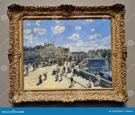 Pintura Impressionista De Auguste Renoir Pont Neuf France Foto De Stock