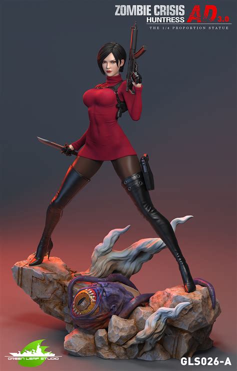 Green Leaf Studio Zombie Crisis Remake Ada Wong Gk Resin