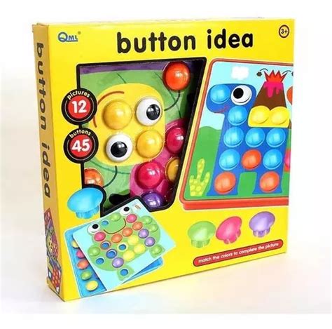 Juego Botones Setas Encaje Button Idea Motricidad Cuotas Sin Interés