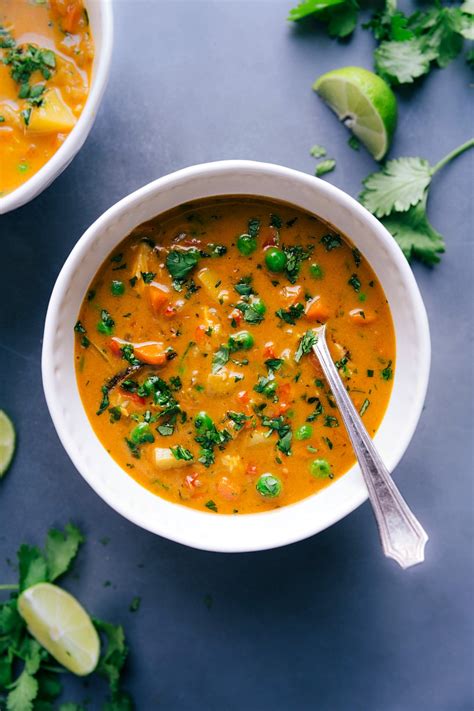 Healthy Chicken Curry Soup Recipe