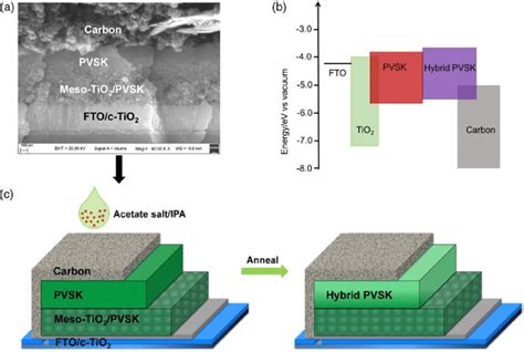 Hybrid Cation Architecture Of Printable Carbon Based Pscs A