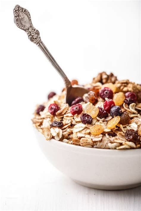 Cranberry Raisins Cereal Stock Image Image Of Concord 62335215