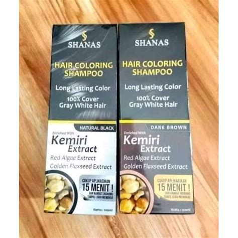 Jual SHANAS HAIR COLORING SHAMPO (sertakan pilihan dalam catatan ...