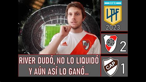 River 2 Platense 1 Fecha 17 LPF 2023 Análisis YouTube