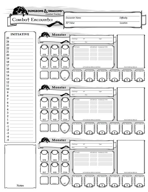 5e Printable Character Sheet Fillable Pdf Official 5e Character Sheet