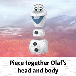 Ravensburger Disney Frozen 2 Olaf 3D Puzzle 54 Pieces Amazon Au