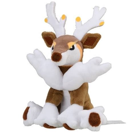 Authentic Pokemon Center Plush Pokemon Fit Sawsbuck Winter 17cm