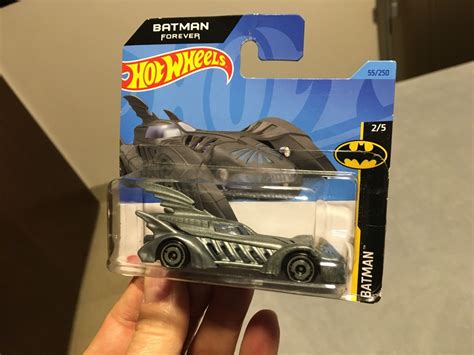 Hot Wheels Carro Batmovel Filme Batman Forever Carrinho Miniatura Brinquedo para Bebês Hot