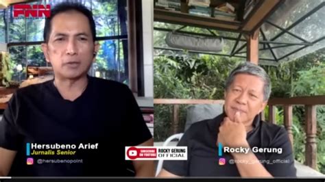 Foto Jika Mahfud MD Berani Mundur Rocky Gerung Beberkan Fakta