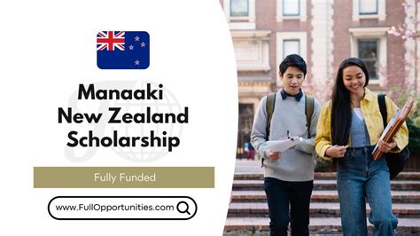 Manaaki New Zealand Scholarship 2023-24 - Fully Funded