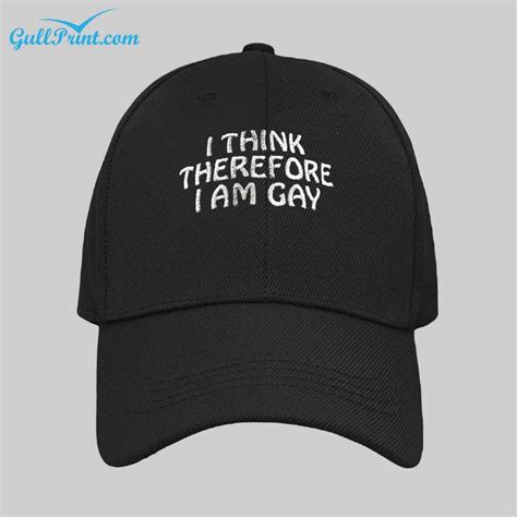 I Think Therefore I Am Gay Hat Gullprint