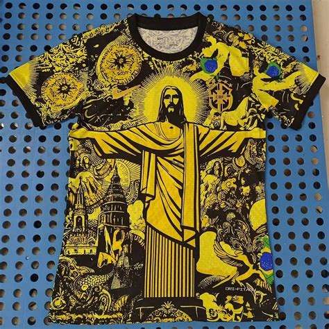 Camiseta Seleccion Brasil Cristo Especial Equipaci N