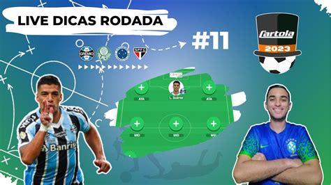 Live Cartola Fc Rodada Escala O E Dicas De Valoriza O