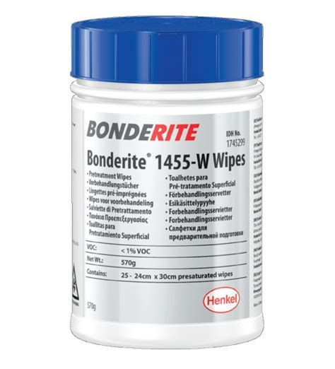 BONDERITE M NT 1455 W WIPES Dose mit 50 Tüchern BT Adhesive Onlineshop