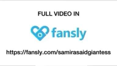 Giantess Samira Masturbation Pussy And Anal With Tiny Man In The Shower And After Trailer GO