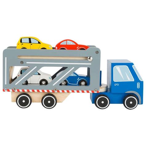 Small Foot Wooden Car Transporter Premium Wooden Toys Incy Wincy Toys