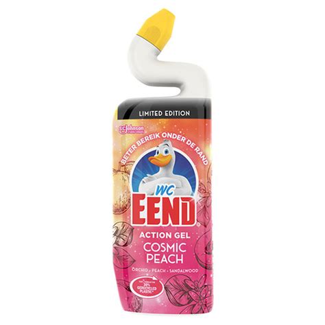 WC Eend Toiletreiniger Action Gel Cosmic Peach 750 Ml Wc Eend