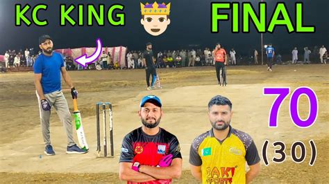 Kc King Final Match Need Runs In Balls Khurram Chakwal Usama Ali