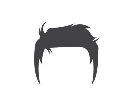 Man Hairstyle Element Icon Vector Illustration Hairstyle Male