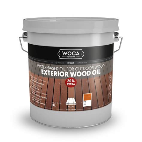 WOCA Exterior Öl Teak 2 5 Liter trevendo de Ihr Onlineshop für