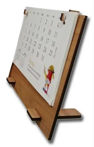 English Custom Wooden Table Calendar At Rs 95piece In Morbi Id