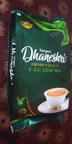 250gm Premium Tea Pouch Packaging Type Plastic Packet Feature Good Taste Nice Frangrance