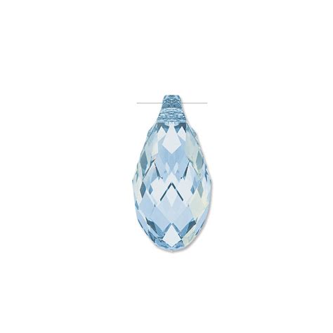 Swarovski Briolette Crystal Pendant 6010 13x6 5mm Crystal Blue Shade 1 Pc