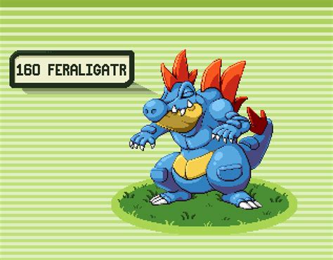 Feraligatr Back Sprite