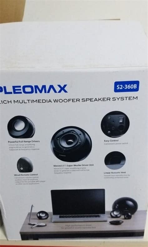 Speaker system Pleomax, Audio, Soundbars, Speakers & Amplifiers on ...