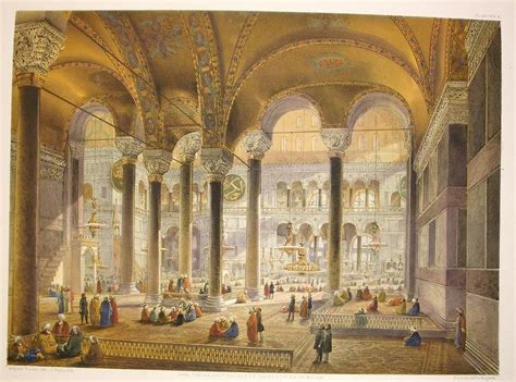 Hagia Sophia In Constantinople Painting By Gaspard Fossati