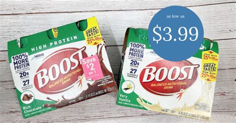 Boost Nutritional Drinks as low as $3.99 at Kroger! (Reg Price $10.49) - Kroger Krazy