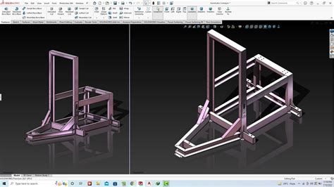 Solidworks Tutorial Weldments How To Using The Weldments In