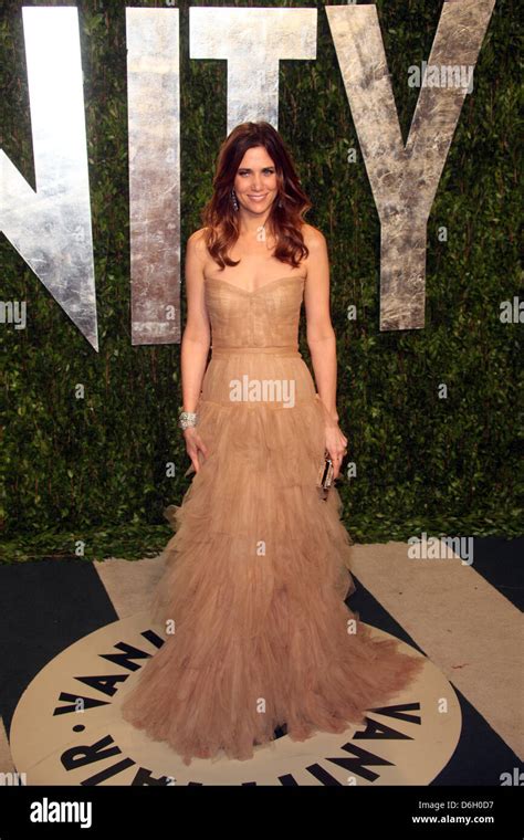 Actress Kristen Wiig Attends The 2012 Vanity Fair Oscar Party At Sunset