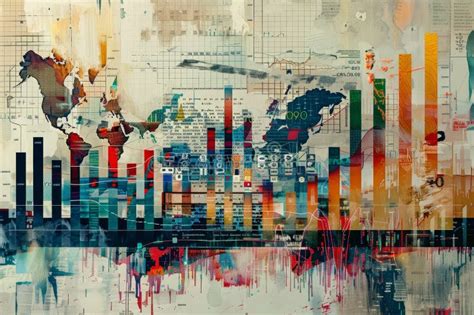 Painting Depicting A Detailed Map Of The World With Borders Countries