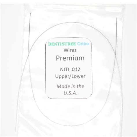 Dentistree Ortho Premium Superelastic Niti Round Wires Upper And Lower