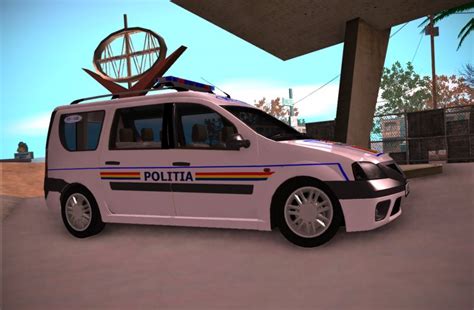 Gta San Andreas 2006 Dacia Logan Mcv Politia Romana Mod