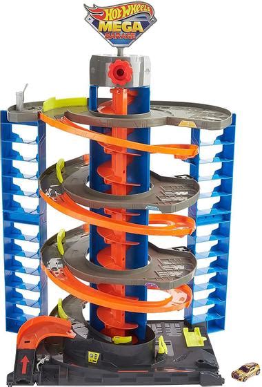 Hot Wheels Pista Mega Garagem Gtt Mattel Pistas Magazine Luiza