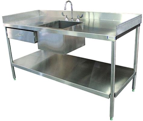 Stainless Steel Laboratory Round Legs Sink Table Suppliers