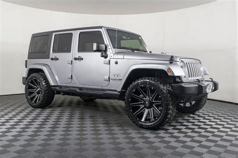 Used Lifted 2018 Jeep Wrangler Unlimited Sahara 4x4 Suv For Sale Northwest Motorsport 4x4