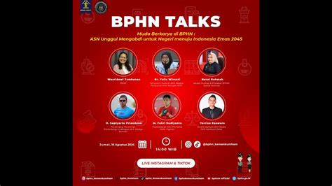 Bphn Talks Muda Berkarya Di Bphn Asn Unggul Mengabdi Untuk Negeri