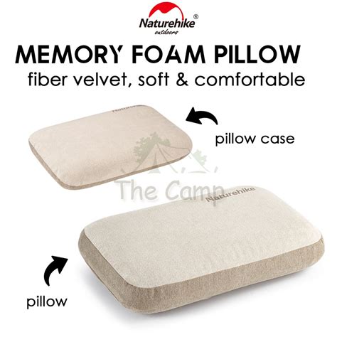 Naturehike Memory Foam Inflatable Sponge Pillow 3d Case Cover Camping