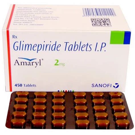 Glimepiride Tablets Ip At Rs 100box Amaryl In Nagpur Id 27626834673