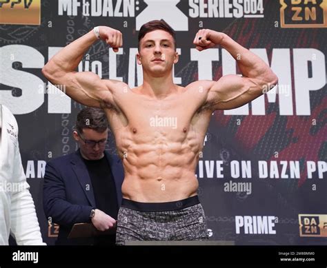 Josh Brueckner During The Weigh In At Boxpark Wembley London Picture